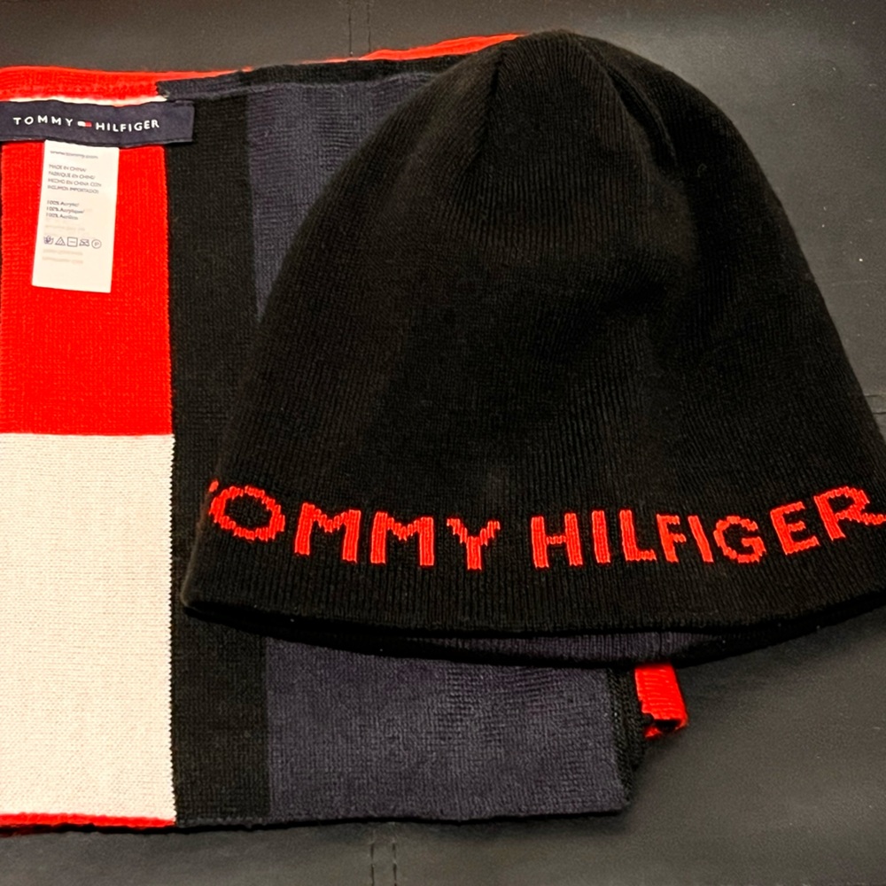 Beanie and Scarf set by Tommy Hilfiger